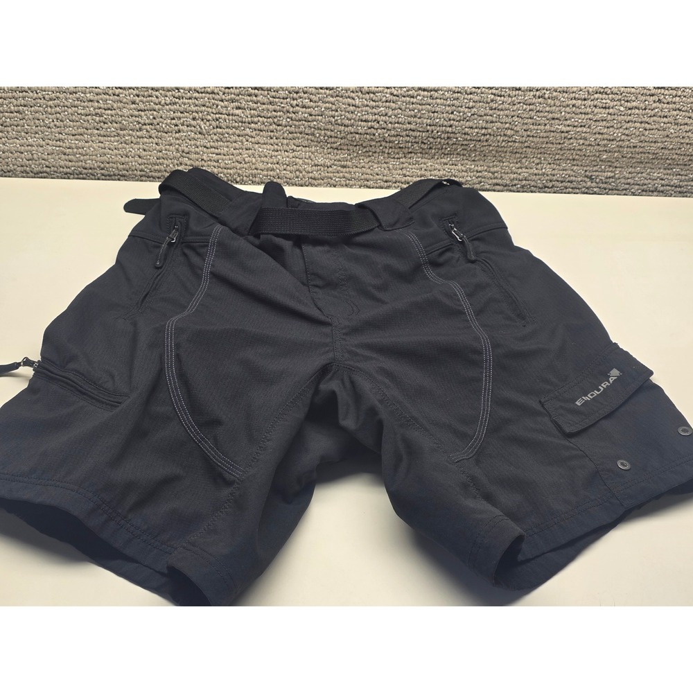 Endura‎ Humvee Mens Mountain Bike Shorts Black Padded Clickfast Liner E0063